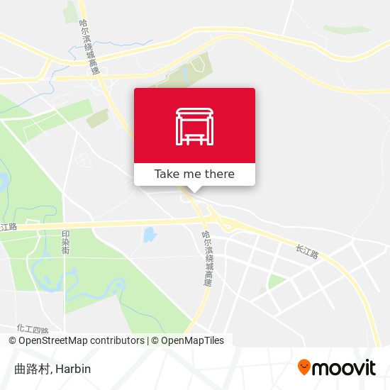 曲路村 map