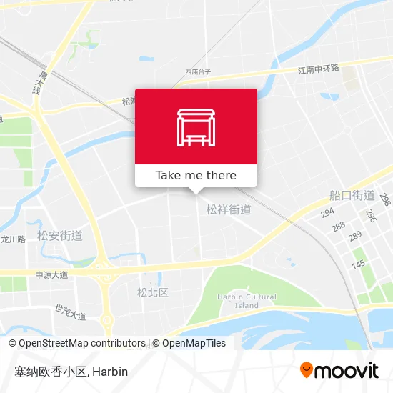 塞纳欧香小区 map