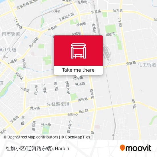 红旗小区(辽河路东端) map