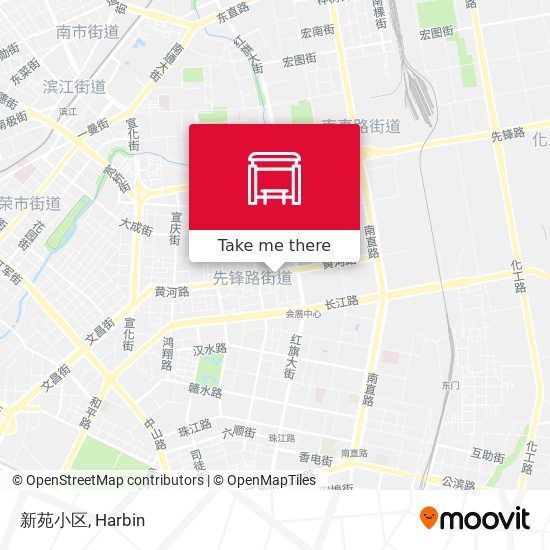 新苑小区 map