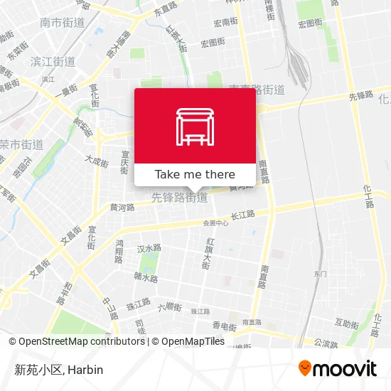 新苑小区 map