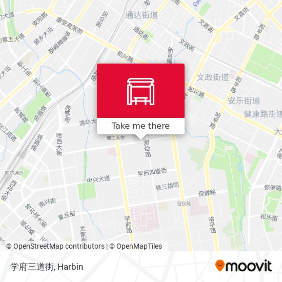 学府三道街 map