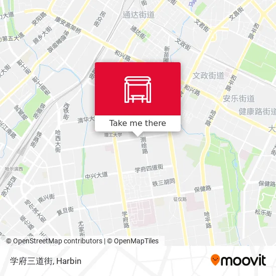 学府三道街 map