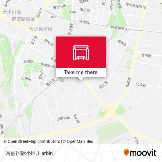 富丽国际小区 map