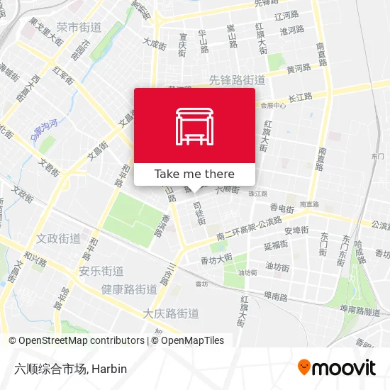 六顺综合市场 map