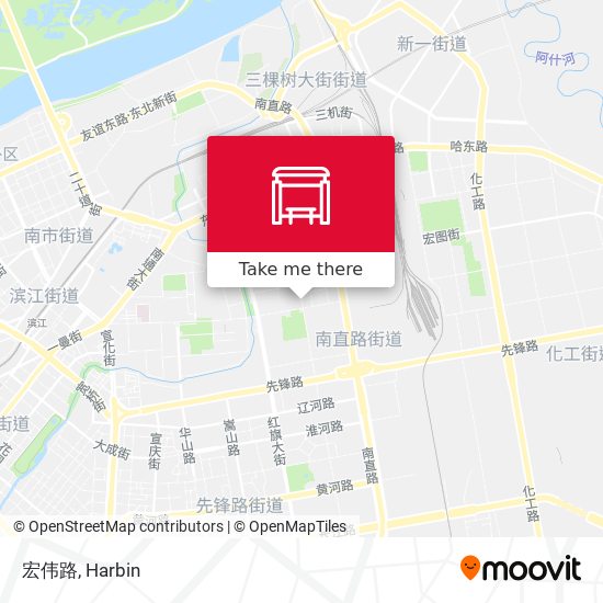宏伟路 map
