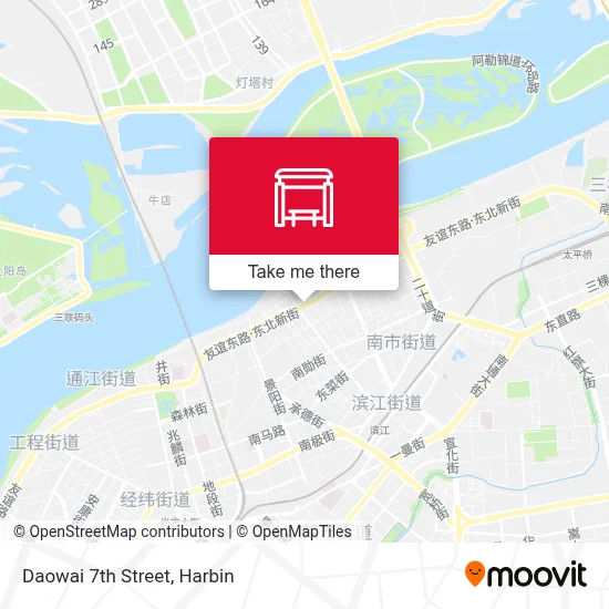 Daowai 7th Street map