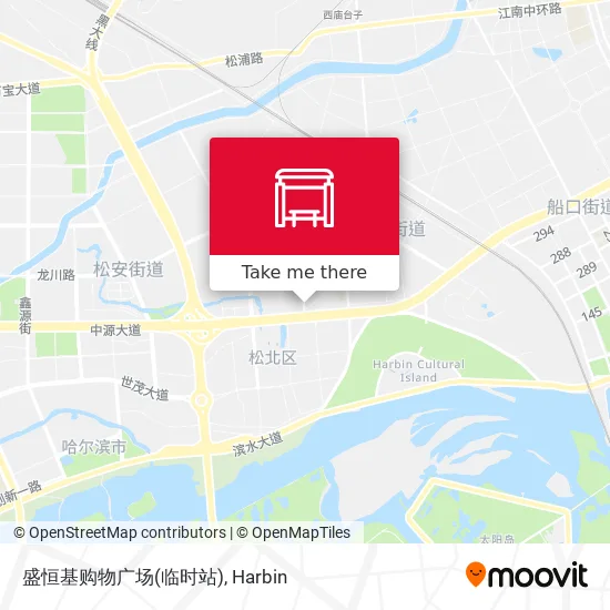 盛恒基购物广场(临时站) map