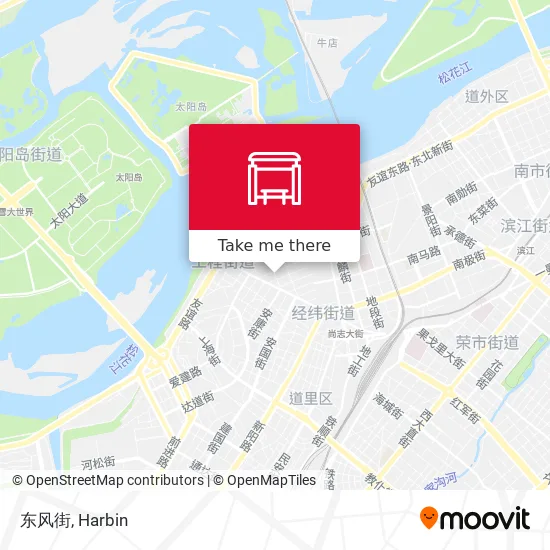 东风街 map