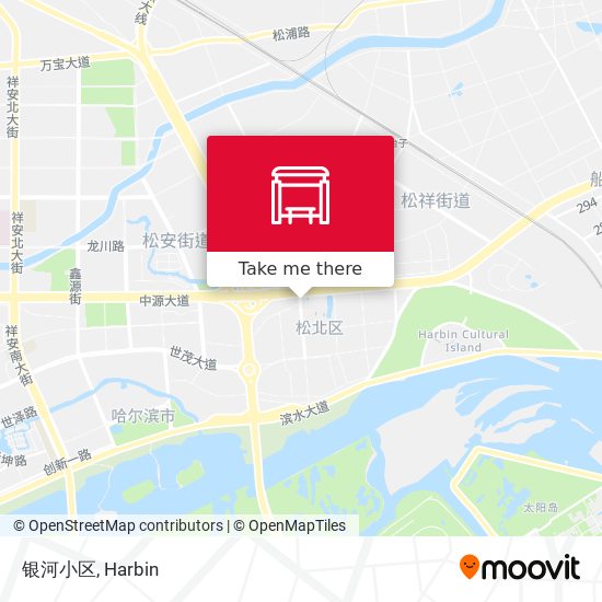 银河小区 map