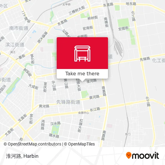 淮河路 map