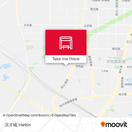 滨才城 map