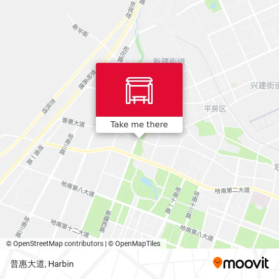 普惠大道 map