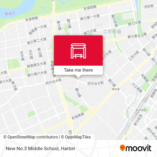 New No.3 Middle School map