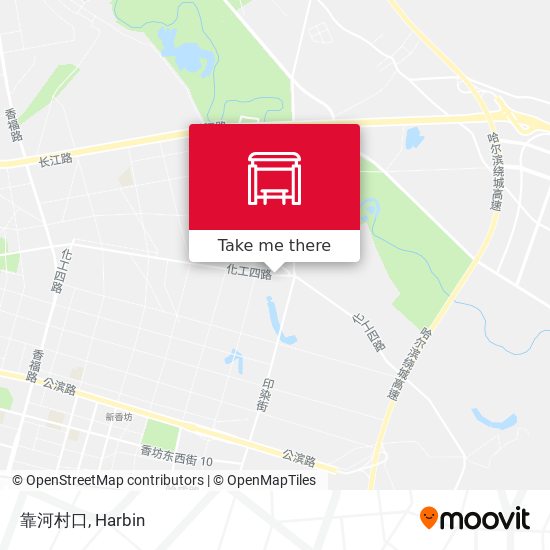 靠河村口 map