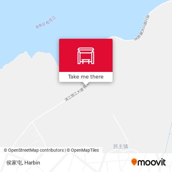 侯家屯 map