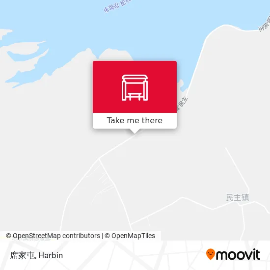 席家屯 map