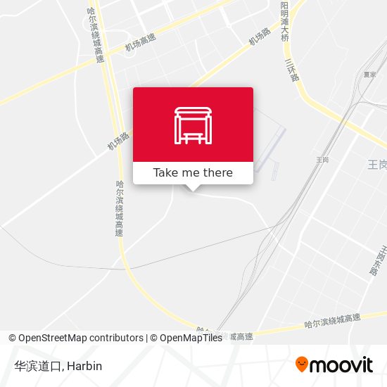 华滨道口 map