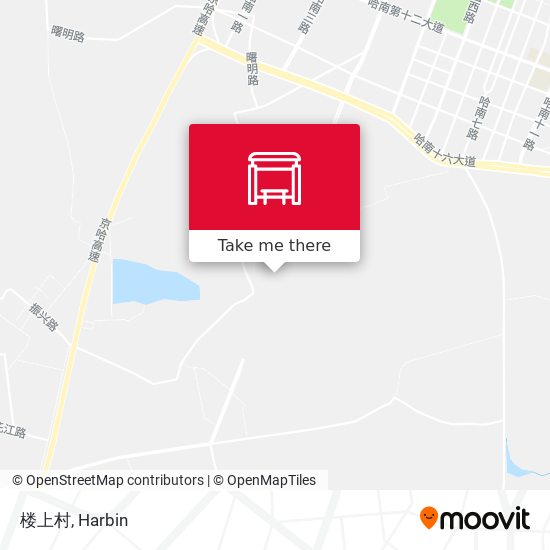 楼上村 map
