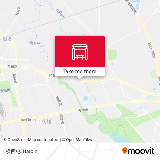 横西屯 map