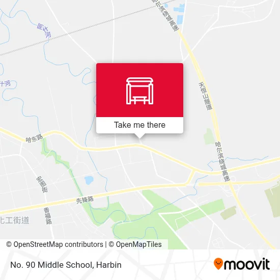 No. 90 Middle School map