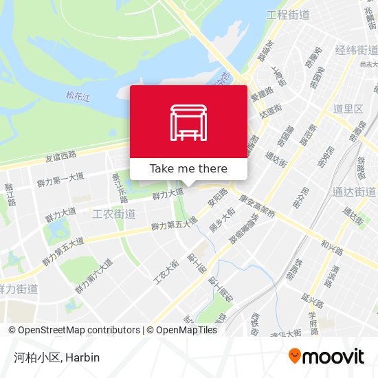 河柏小区 map