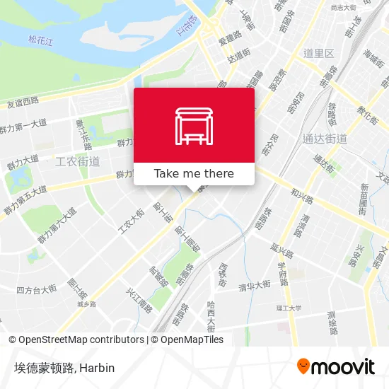 埃德蒙顿路 map