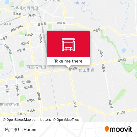 哈油漆厂 map
