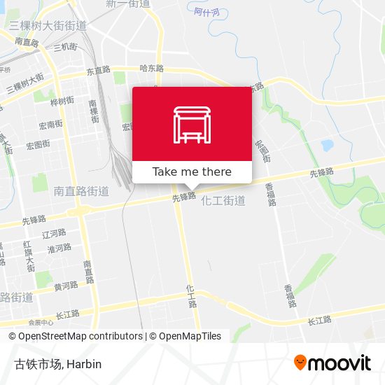 古铁市场 map