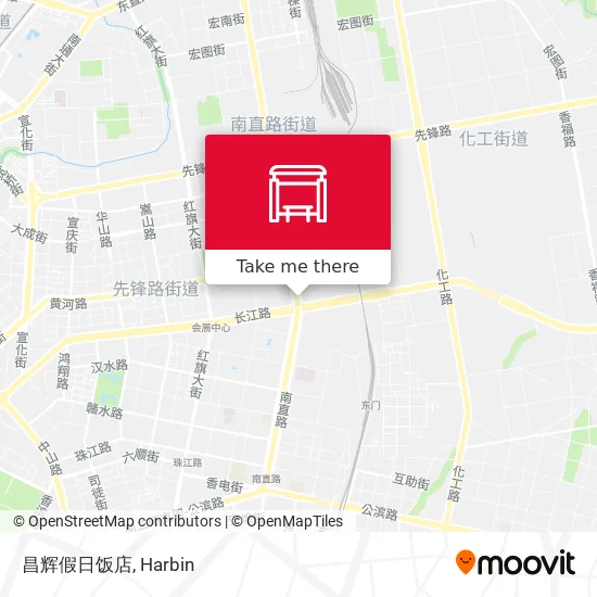 昌辉假日饭店 map