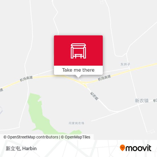 新立屯 map