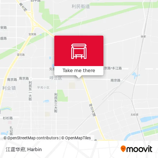 江霆华府 map