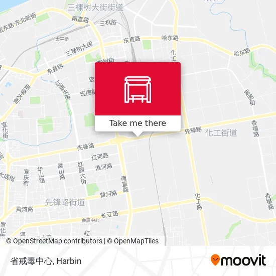 省戒毒中心 map