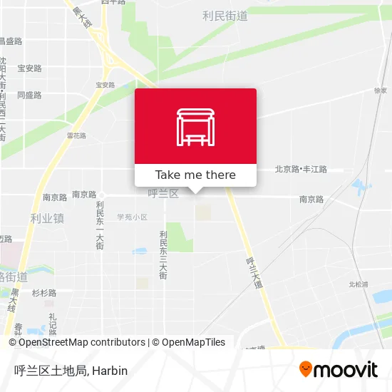 呼兰区土地局 map