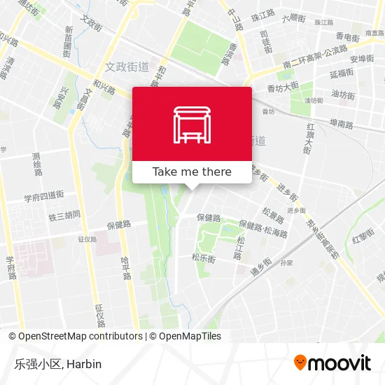 乐强小区 map