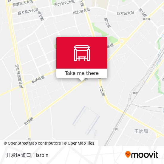 开发区道口 map