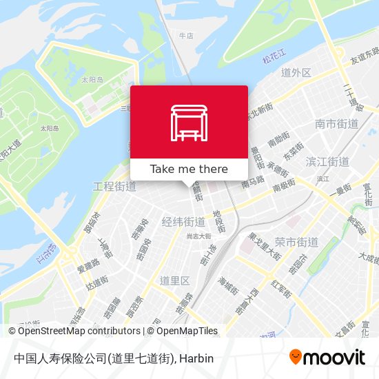 中国人寿保险公司(道里七道街) map
