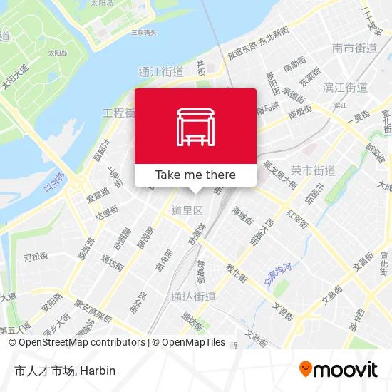 市人才市场 map