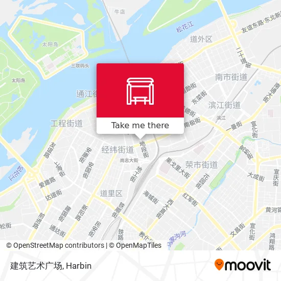 建筑艺术广场 map