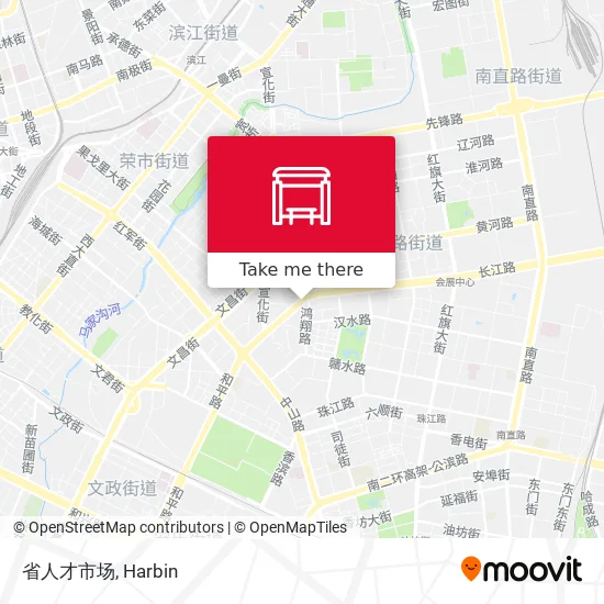 省人才市场 map