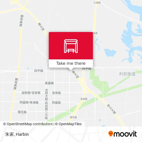 朱家 map