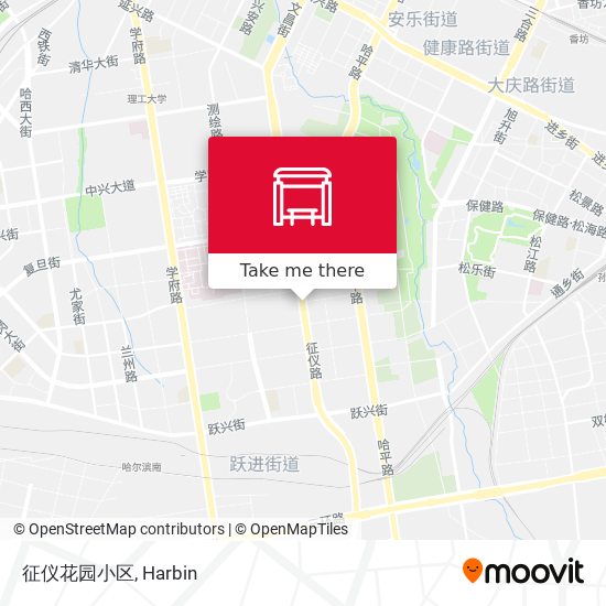 征仪花园小区 map