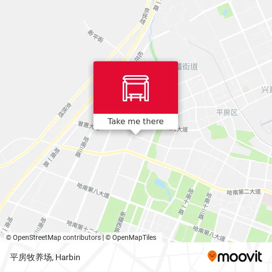 平房牧养场 map