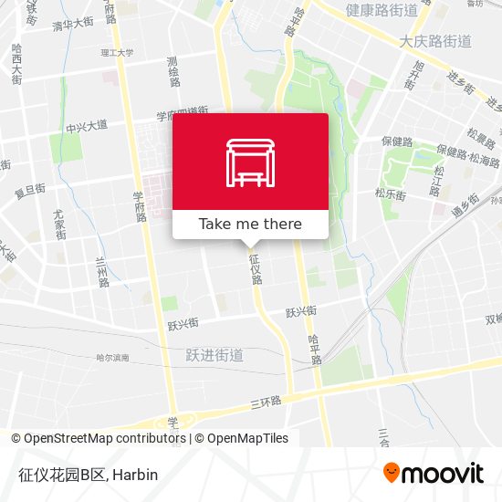 征仪花园B区 map