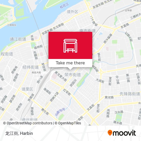 龙江街 map