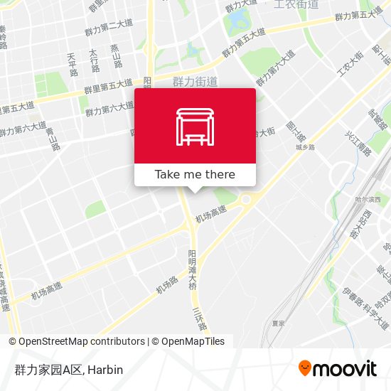 群力家园A区 map