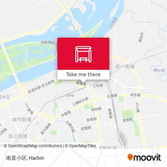 南直小区 map