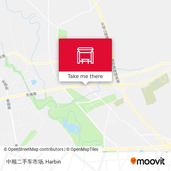 中顺二手车市场 map