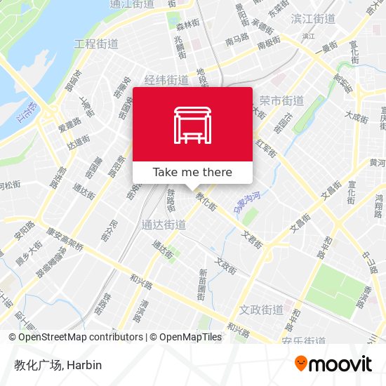 教化广场 map
