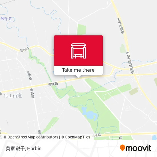 黄家崴子 map